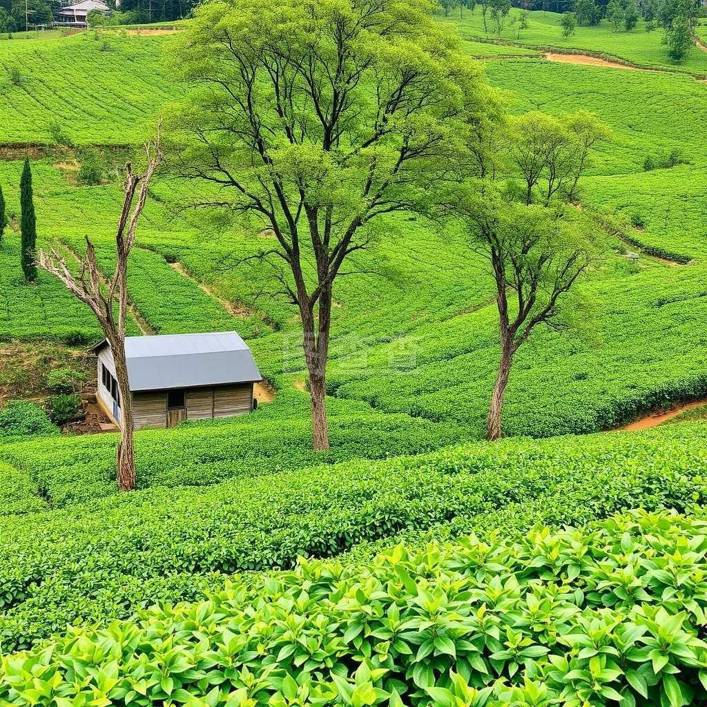泰國清邁前沙龍茶種植園